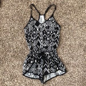 patterned romper